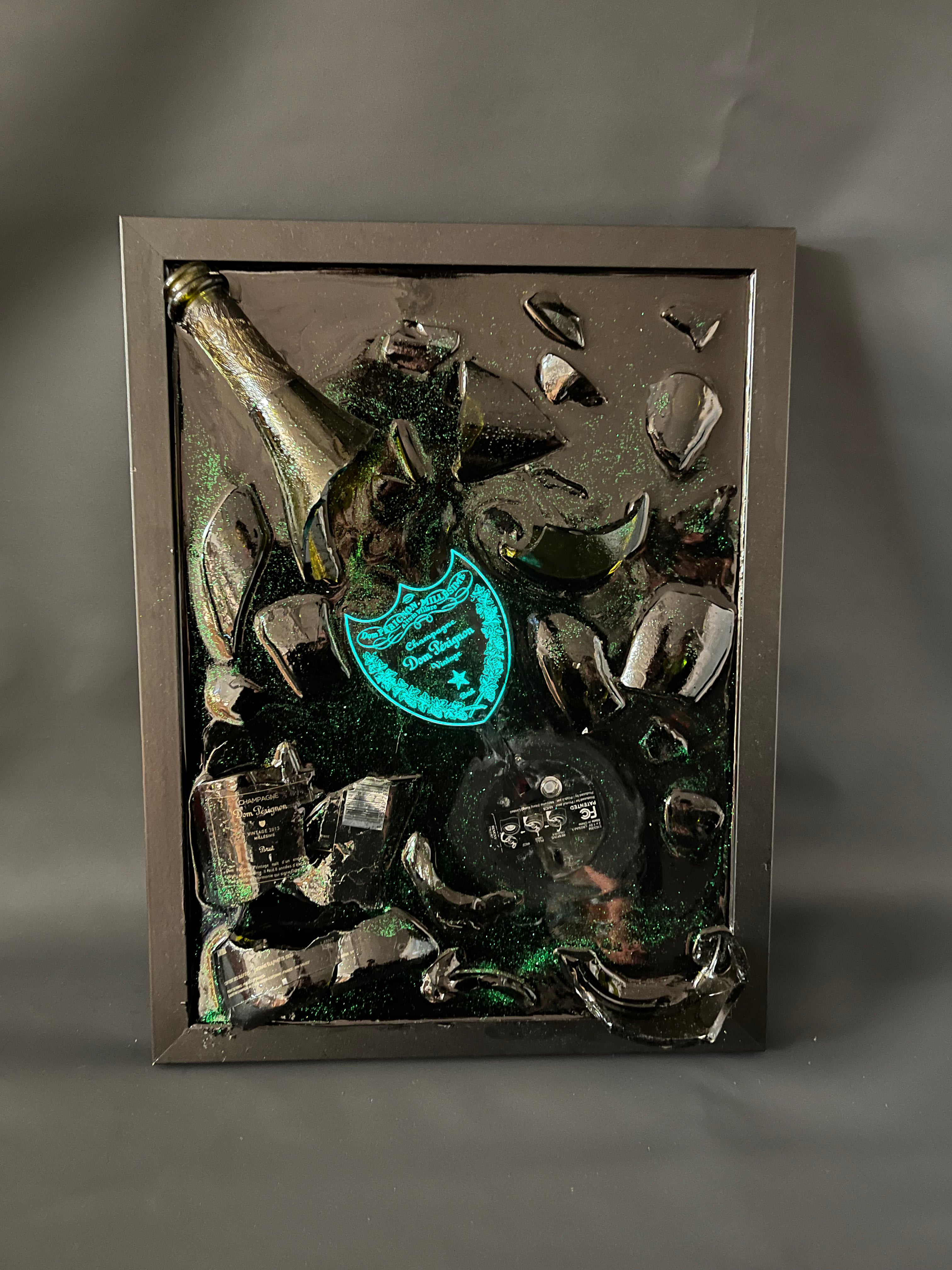 Tableau de Champagne - Dom Pérignon lumineux