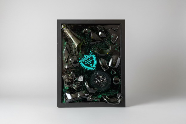 Tableau de Champagne - Dom Pérignon lumineux