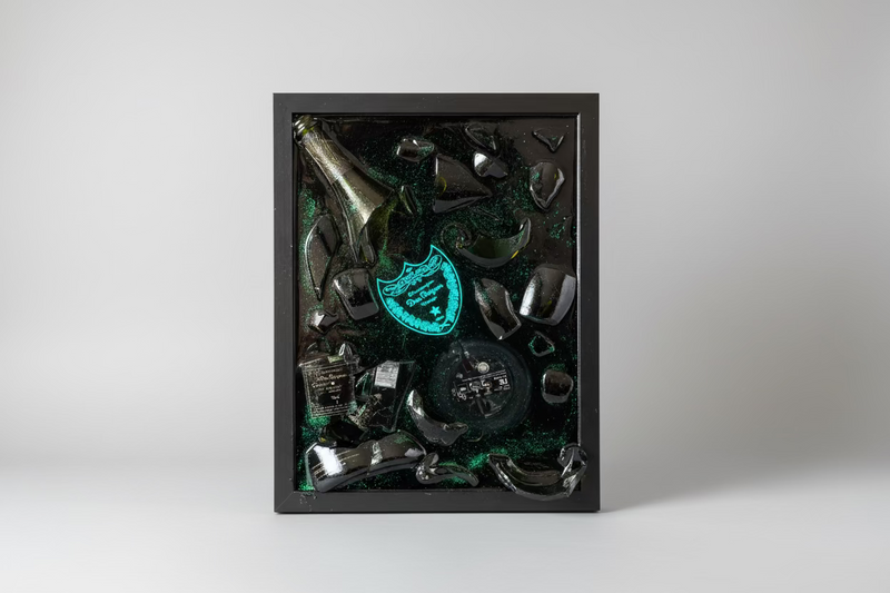 Tableau de Champagne - Dom Pérignon lumineux
